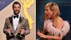 Source-feed image associated with Superstars and broken records: 2026 Emmy highlights