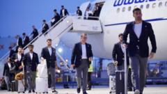 Source-feed image associated with Iran's World Cup team lands in Mexico amid US visa row