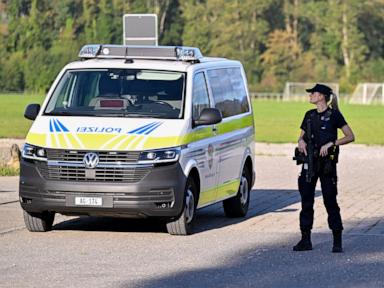 Source-feed image associated with Police search for suspect after deadly shooting at Swiss rave