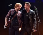 Source-feed image associated with Ed Sheeran wants to stay out of politics. By quitting his tour, his support acts have exposed the hollowness of neutrality