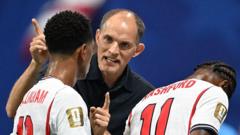 Source-feed image associated with England were 15 minutes from humiliation - the issues Tuchel must solve