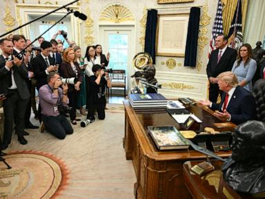 Image from linked report: MS NOW, CNN, Politico reporters barred from White House after Trump announces ban