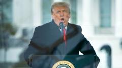 Source-feed image associated with Trump drops BBC's commercial arm from Panorama lawsuit, but main case remains