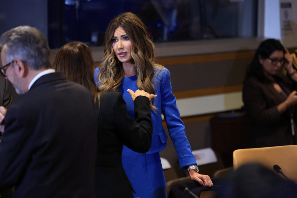 Image from linked report: Former Homeland Security Secretary Kristi Noem files for divorce from her husband of 34 years