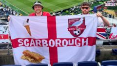 Source-feed image associated with 'Worth every penny', say England fans at World Cup