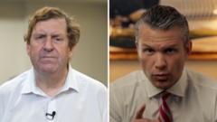 Source-feed image associated with How testosterone testing will work in Hegseth's 'manly' military