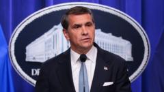 Source-feed image associated with Trump's ex-lawyer Todd Blanche narrowly confirmed as US attorney general