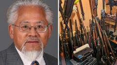 Source-feed image associated with Ex-Canada MP arrested after police seize 439 guns and antique cannon from his home