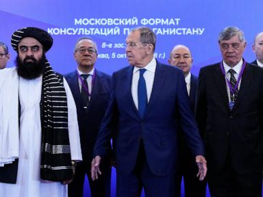 Image from linked report: Russia hosts consultations on Afghanistan, including with a Taliban delegation