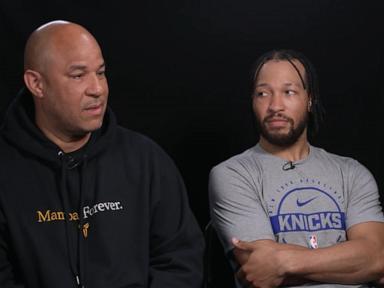 Source-feed image associated with WATCH: Jalen Brunson and dad on unbreakable father-son bond through basketball
