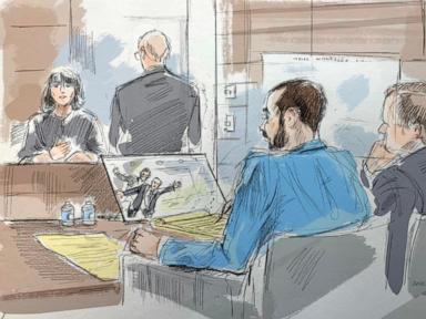 Source-feed image associated with Terrorism trial opens in stabbing of author Salman Rushdie