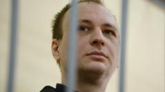 Source-feed image associated with Russia releases former US Marine reported in poor health