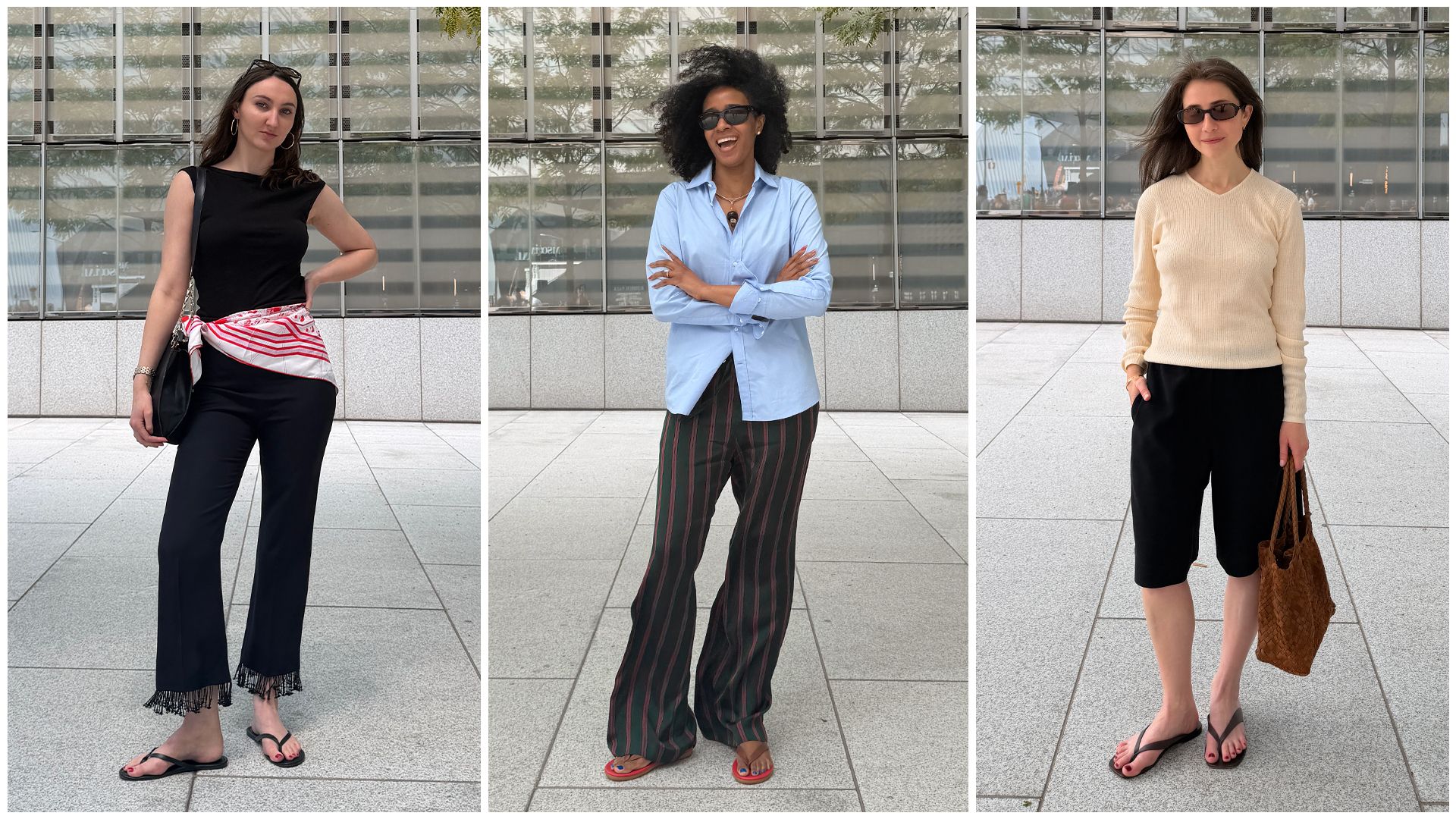 Source-feed image associated with 3 Styles at Work: How to Wear Flip-Flops This Summer