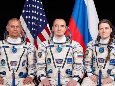 Source-feed image associated with NASA astronaut joins Russian cosmonauts in mission to International Space Station