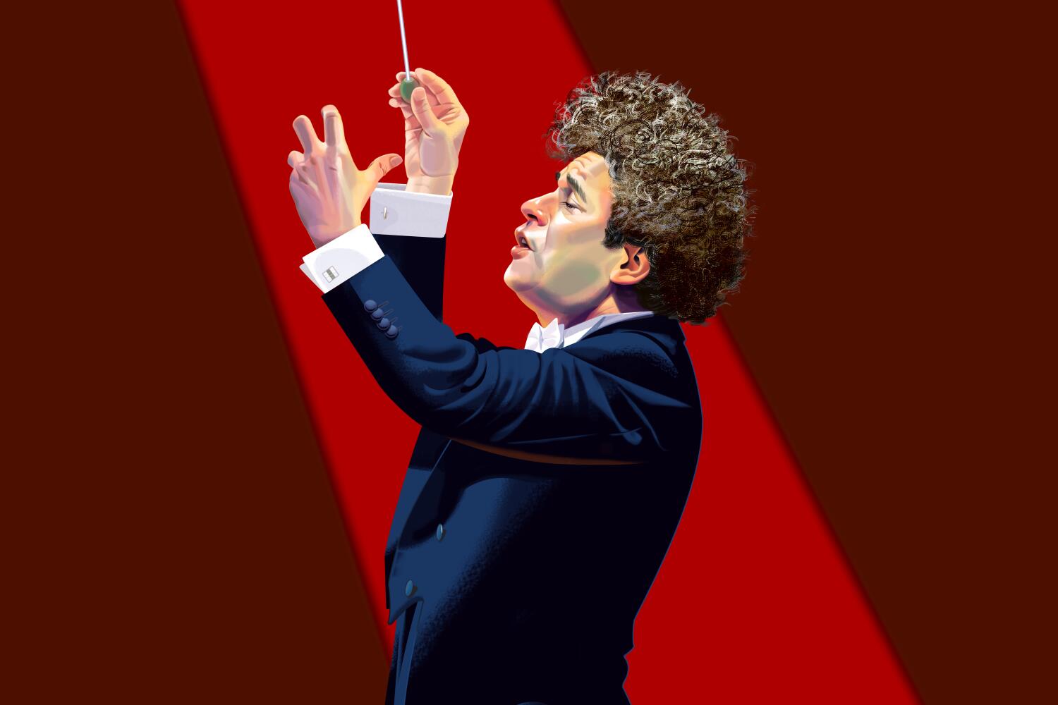 Source-feed image associated with How letting Dudamel be Dudamel led to unpredictable, wonderful L.A. music