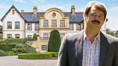 Source-feed image associated with Danny Dyer's mansion on TV series Rivals goes on sale