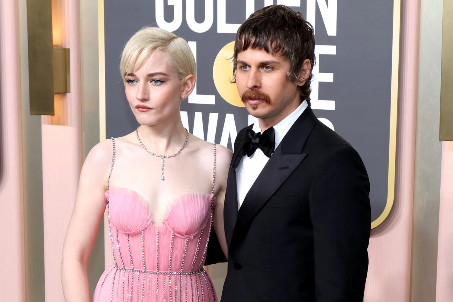 Source-feed image associated with Julia Garner and Foster the People frontman Mark Foster separate after almost six years of marriage