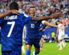 Source-feed image associated with France v Iraq: match resumes after two-hour storm delay at World Cup 2026 – live