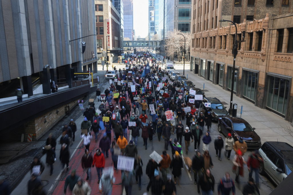 Source-feed image associated with Federal prosecutors charge 15 people with conspiracy to impede agents during Minnesota immigration crackdown
