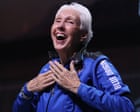 Source-feed image associated with Wally Funk, aviation pioneer and oldest woman to go into space, dies at 87