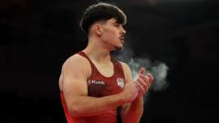 Source-feed image associated with Horror injury overshadows gymnastics silver for England at Commonwealths