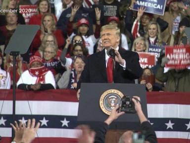 Source-feed image associated with WATCH: Pres. Trump addresses the nation on election claims