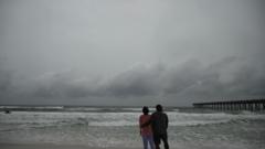 Image from linked report: Isaias becomes major category three storm before landfall