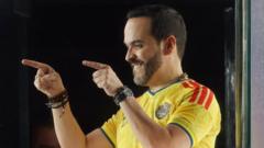 Source-feed image associated with Trump anticipates better relationship with Colombia under new leader