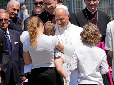 Source-feed image associated with Pope Leo XIV heads to northern Italy to honor St. Augustine and migrant saint Cabrini