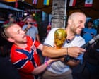Source-feed image associated with World Cup 2026: Norway v England buildup; Fifa to sell bits of MetLife pitch; Kane’s round of golf with Trump – live