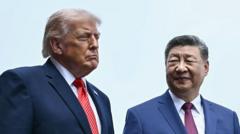 Source-feed image associated with Wife of US scholar jailed in China asks Trump to raise arrest at Xi meeting