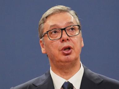 Source-feed image associated with Serbia's President Vucic inaugurates assembly factory for Israel-made drones