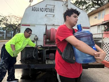Source-feed image associated with Puerto Rican cities hit with water rationing measures as dry conditions persist