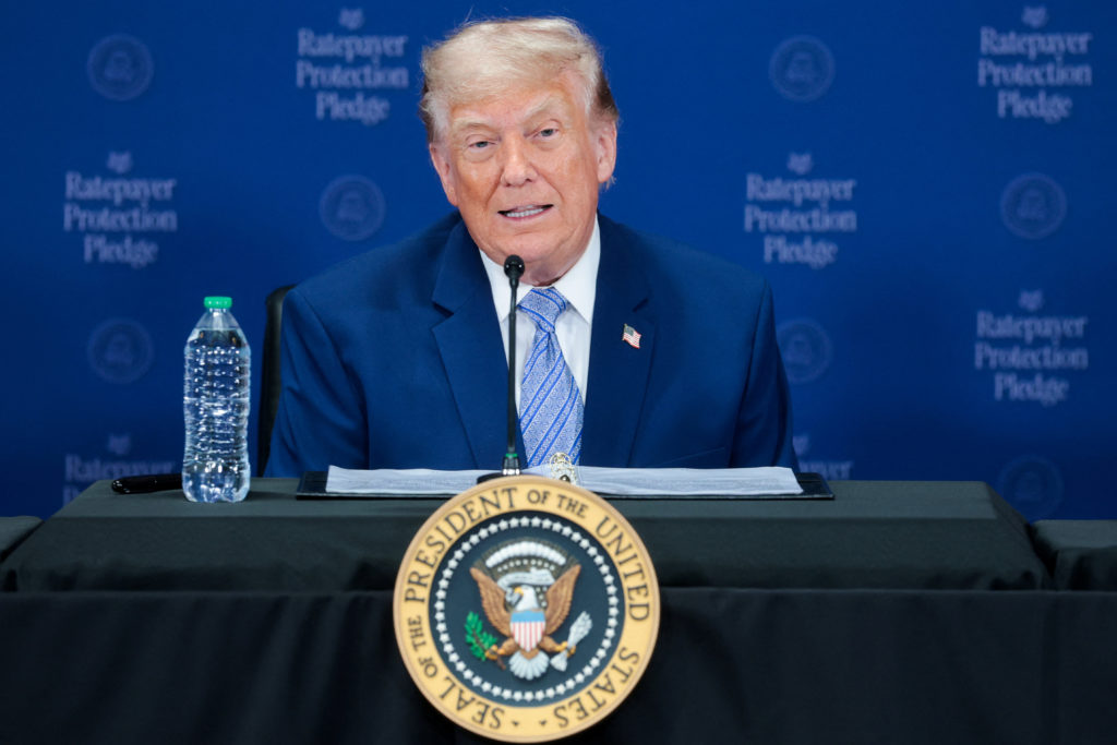 Source-feed image associated with WATCH: Trump expands pledge aimed at shielding consumers from energy cost hikes due to data centers