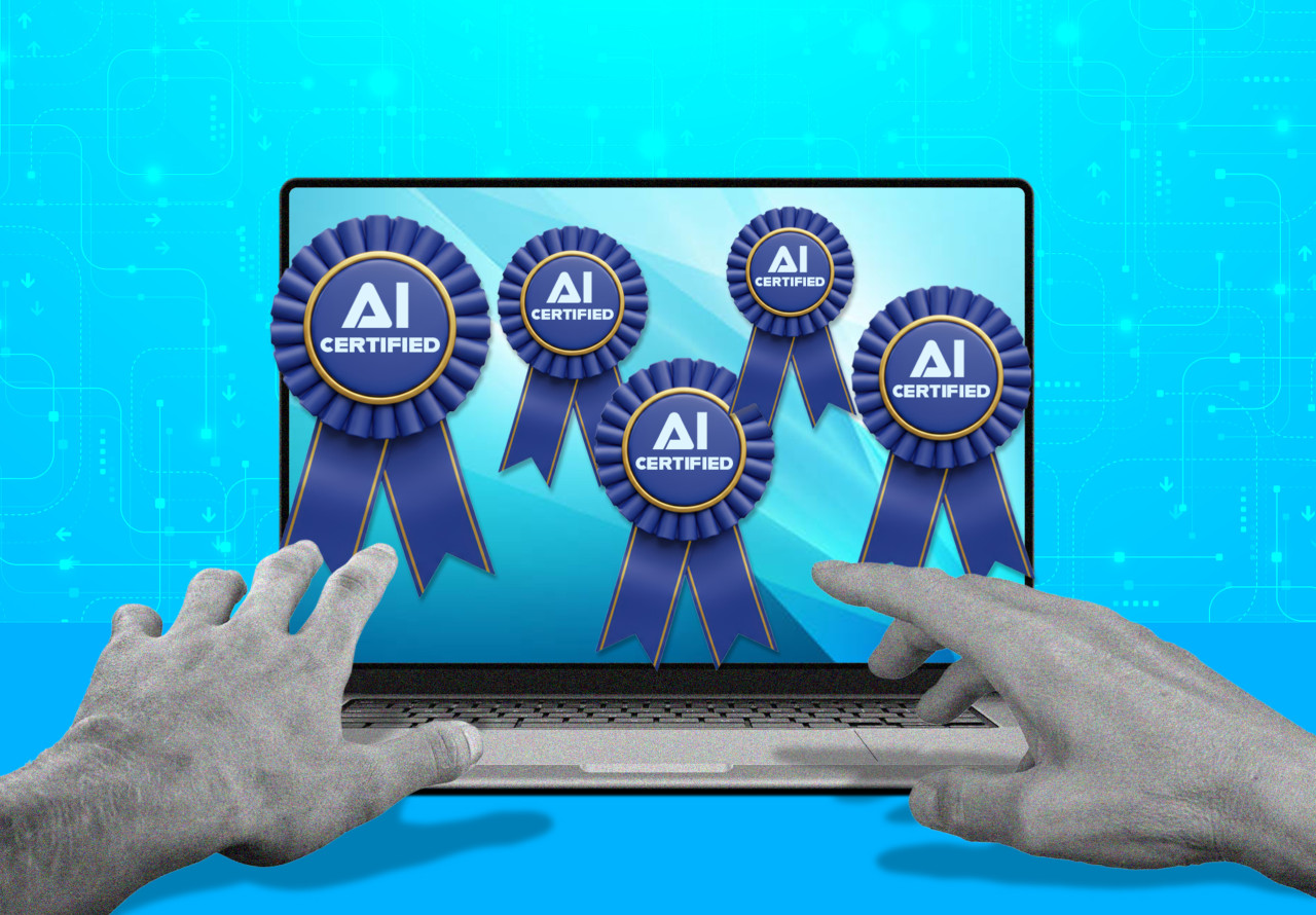Source-feed image associated with Job seekers can now spend thousands on AI certificates. Is it worth it?