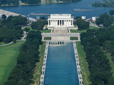 Source-feed image associated with Burgum defends cost of fixes to Reflecting Pool: 'It's going to be a small number'