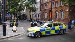 Source-feed image associated with Woman charged after four stabbed near Covent Garden
