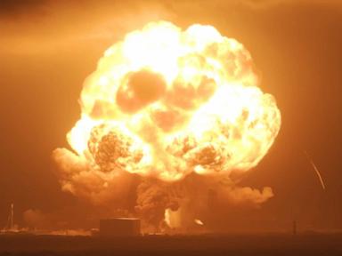 Source-feed image associated with Blue Origin rocket explodes during test at Cape Canaveral