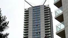 Source-feed image associated with Child among three dead in tower block fall