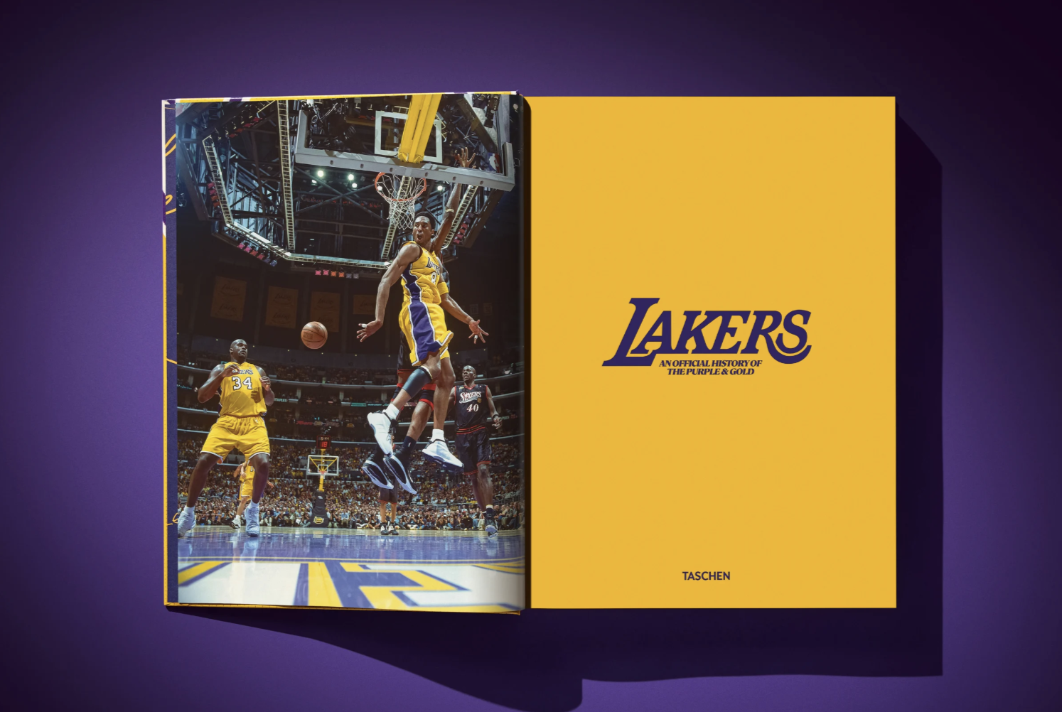 Image from linked report: Los Angeles Lakers Release Official Photo Book Chronicling Seven Decades of Purple-and-Gold History