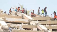 Source-feed image associated with 'They are hoping beyond hope': Rescue efforts continue at collapsed La Guaira building