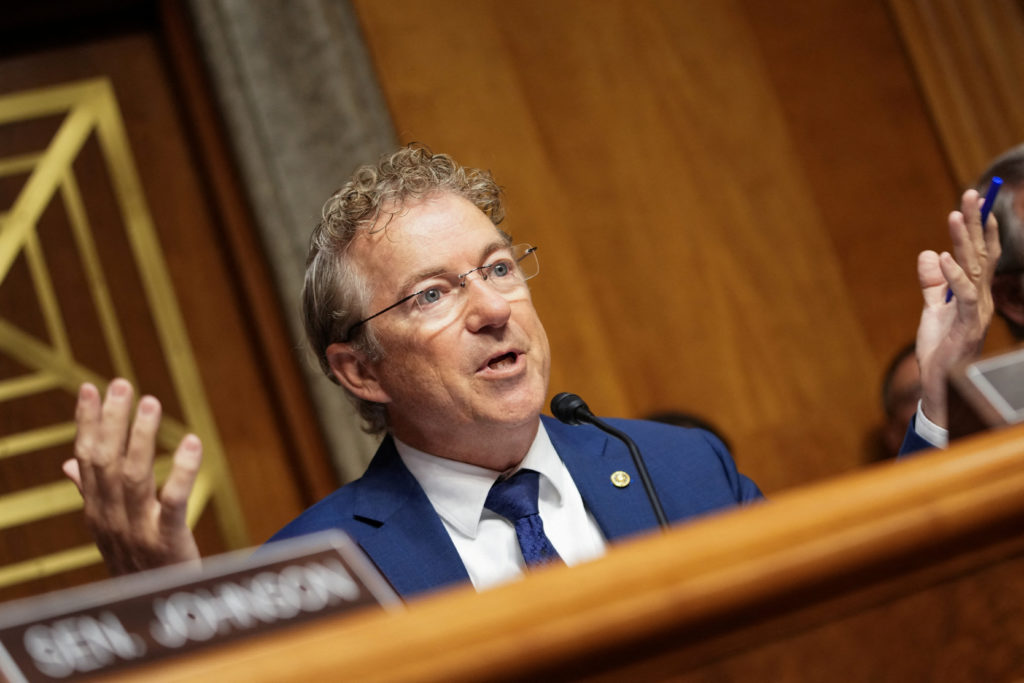 Source-feed image associated with WATCH: Sen. Paul says he will hold a contempt vote after Fauci invokes 5th Amendment