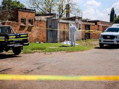 Source-feed image associated with South African police issue alert after seventh woman's body found near Johannesburg