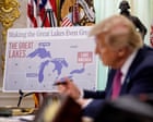 Source-feed image associated with Trump the renamer-in-chief keen to leave his mark – or his stain – on world