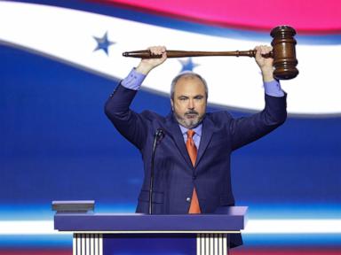 Source-feed image associated with Live updates: Republicans kick off first-ever midterm convention