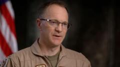 Source-feed image associated with US aviator shot down over Iran recalls 'free-falling' before his dangerous rescue