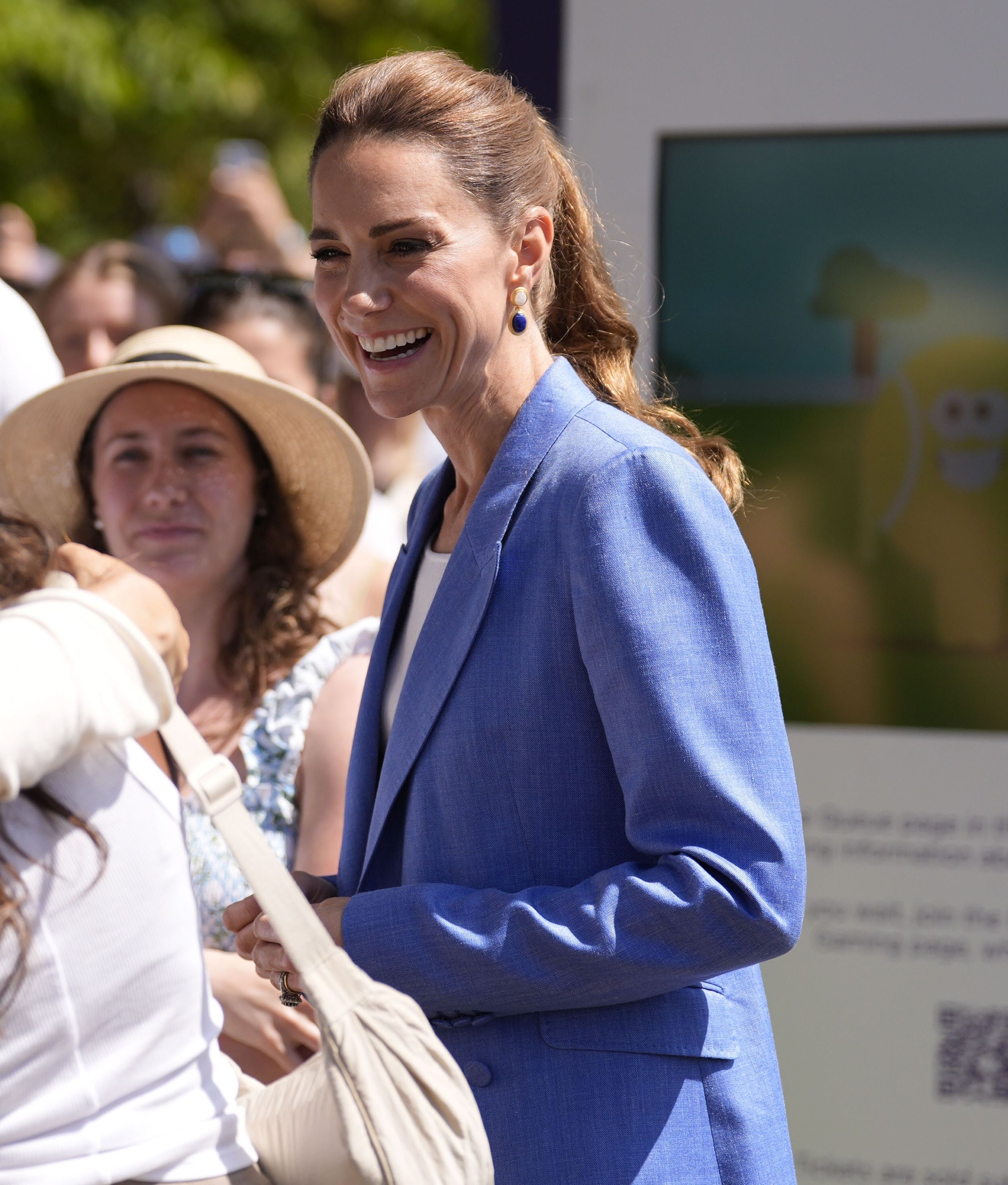 Source-feed image associated with Kate Middleton Celebrated Her Wimbledon Return With a Wildcard Wardrobe Moment