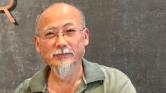 Source-feed image associated with South Korea detains dissident who fled China in rubber boat