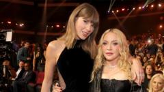 Image from linked report: Watch: Madonna and Taylor Swift win big at the MTV VMAs