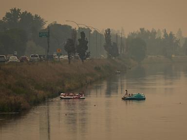 Source-feed image associated with Canadian military on standby as British Columbia wildfires kill 1, displace thousands